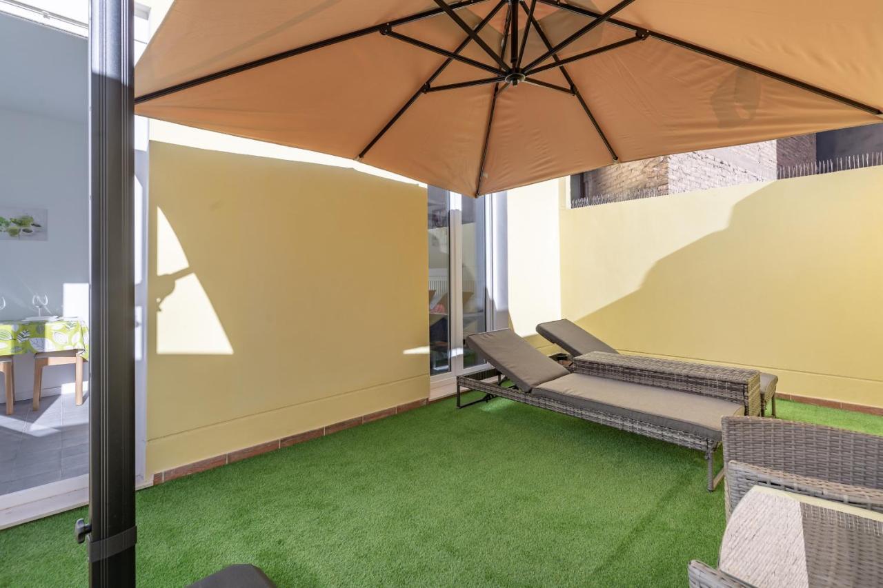 Gorgeous Apt With A Large Private Terrace Valencia Exterior photo